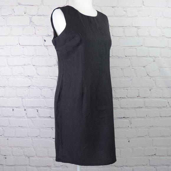 JENNIFER EDEN Classic Black Sleeveless Sheath - Picture 5 of 11